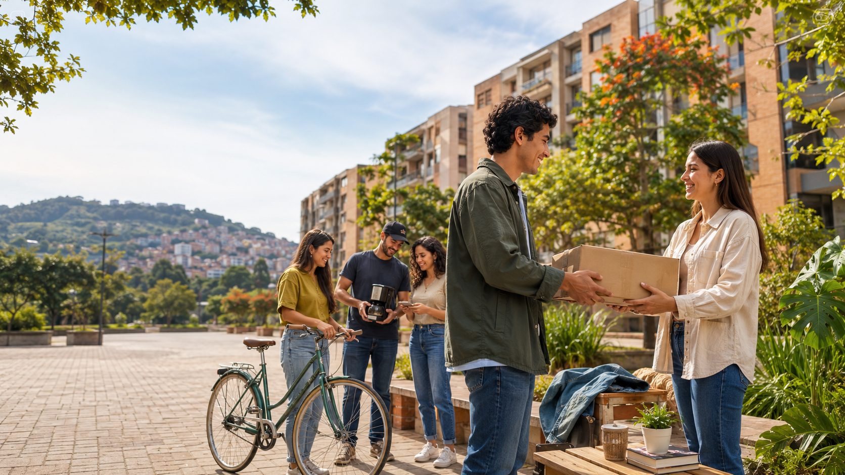 Personas comprando y vendiendo productos cerca de ti en WUOPA